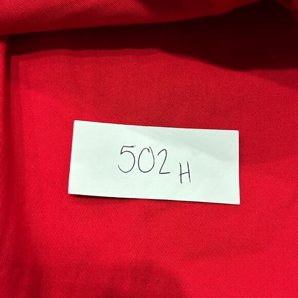 Briggs Womens Red Capri Pants Size 8 Cotton Blend Stretch Waist Flat Front - Picture 8 of 9